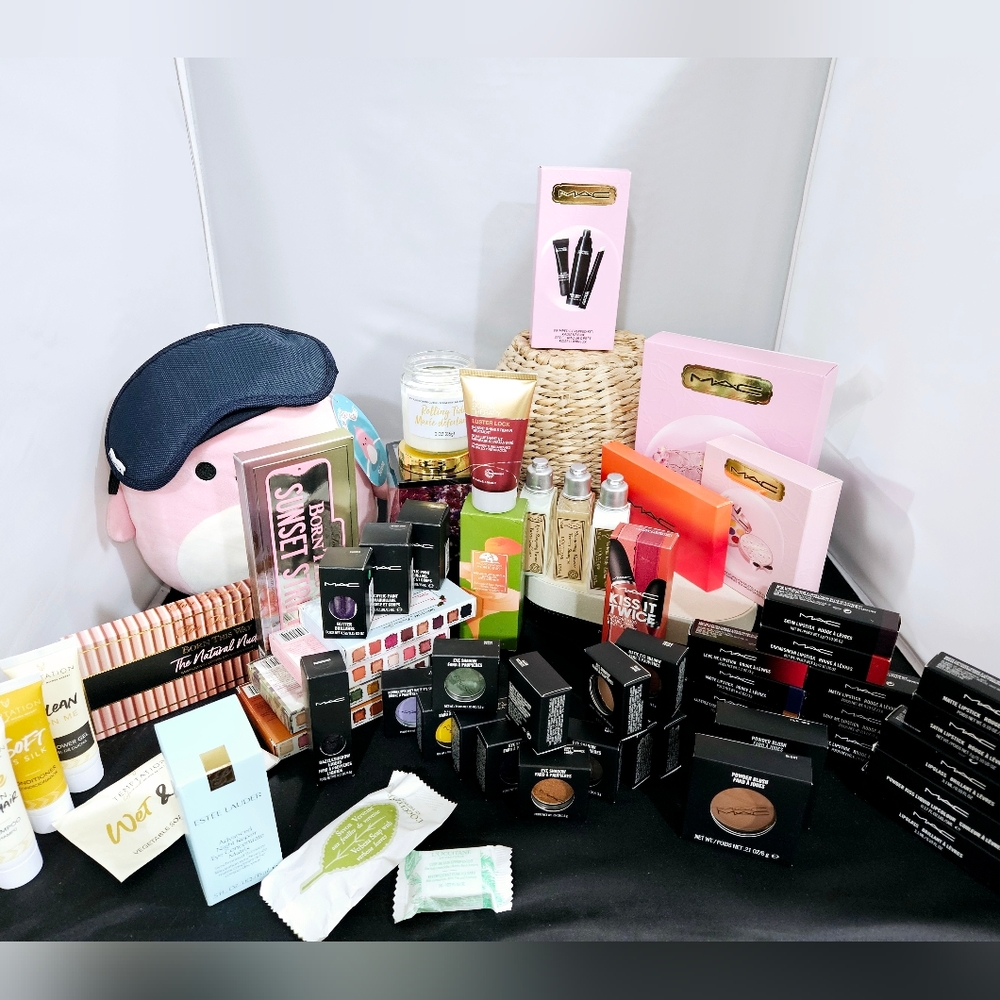 BEAUTY MYSTERY box 3+ mixed MAC Too Faced CLINIQUE Estee Lauder L'OCCITANE
